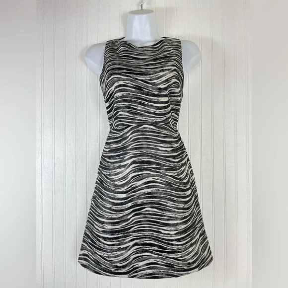 alice and olivia black and white striped dress Hop, Skip and a Jump Dress and Shorts Set in Black main image 1